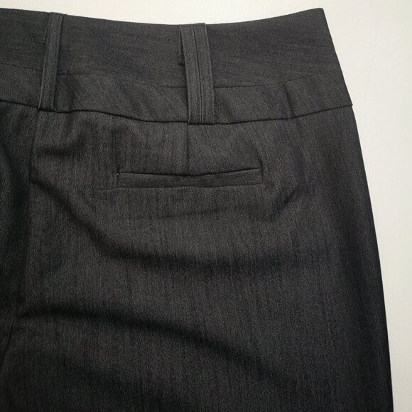 Fashion Bug Ladies Size 14 Black Zipper & 3 Button Closure Flare Leg Dress Pants - Picture 9 of 14
